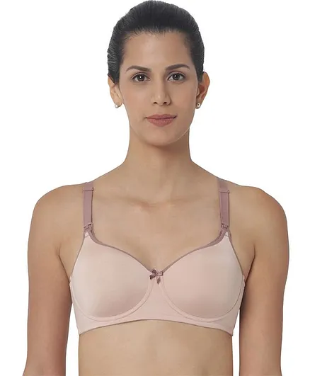 Triumph Padded Non Wired Nursing Bra - Beige