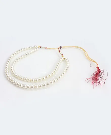 Milyra Dual Layered Pearl Necklace - Off White