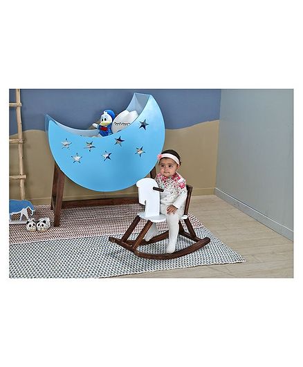 Arcedo Horse Shape Rocker - Brown