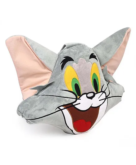 Tom & Jerry Plush Cushion - Grey
