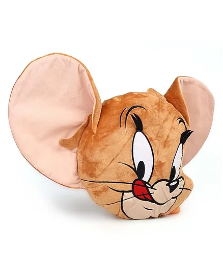 Tom & Jerry Plush Cushion - Brown