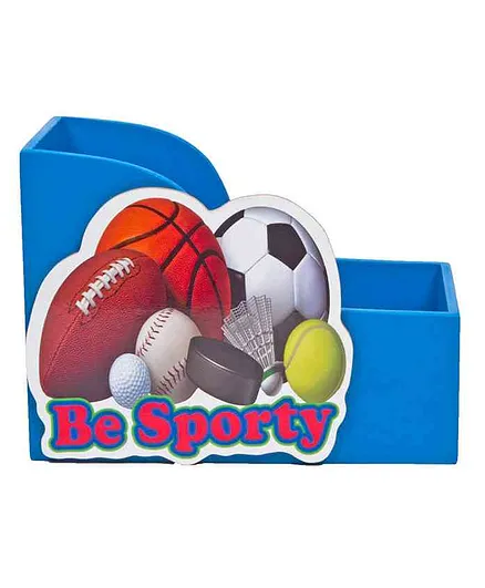 Li'll Pumpkins Small Wooden Book Shelf Sporty Theme - Blue