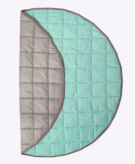 Masilo-Circular Quilted Play Mat - Green