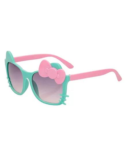 Kidofash Bow Cat Sunglasses - Green