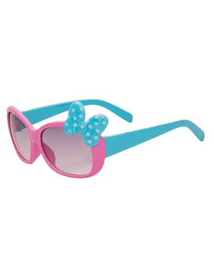 Kidofash Polka Dot Bow Sunglasses - Pink & Blue