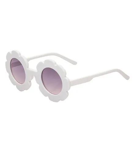 Kidofash Sunflower Design Sunglasses - White
