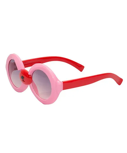 Kidofash Round Sunglasses - Light Pink