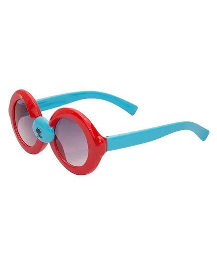 Kidofash Round Sunglasses - Red