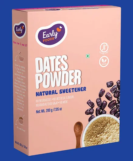Early Foods Dates Powder Natural Sweetener - 200 gm
