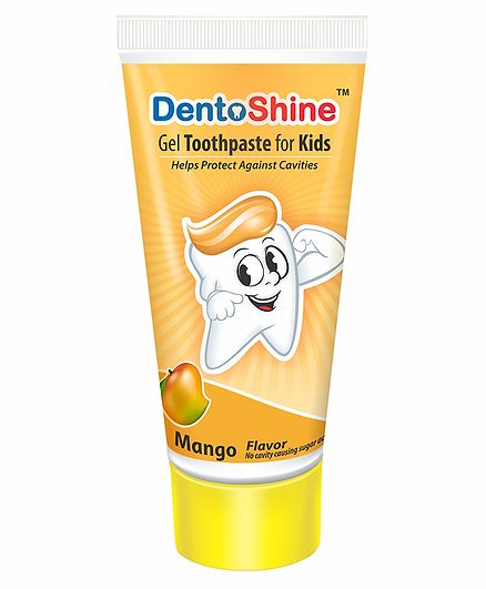 DentoShine Mango Flavoured Gel Toothpaste - 80 gm