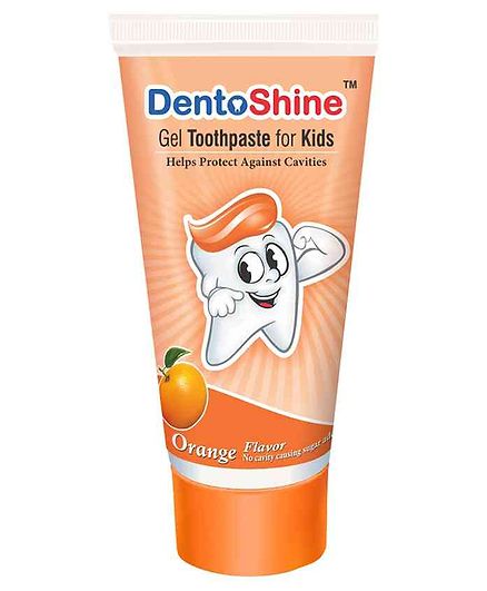 DentoShine Orange Flavoured Gel Toothpaste - 80 gm