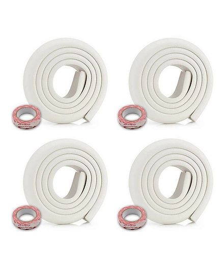 BabyPro Safety Edge Guard Roll Pack of 4 - White