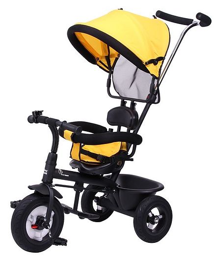 R for Rabbit Tiny Toes Sportz Tricycle - Yellow Black