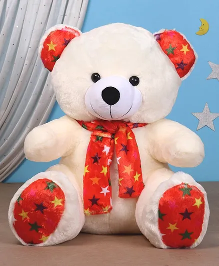 Babyhug Plush Teddy Bear Soft Toy Cream - Height 50 cm