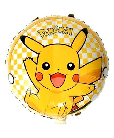 Party Propz Pokemon Foil Balloon Yellow - Set Of 1