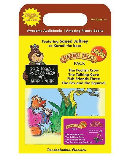 Junior Pack Four Books Plus One USB Card With Audio Video - English