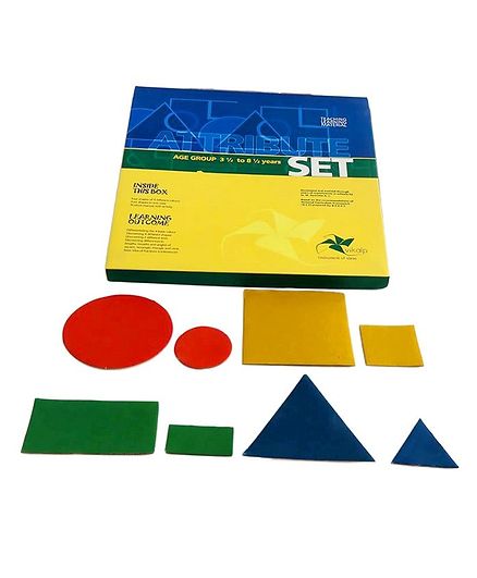 Vikalp India Teach Your Child Shape and Colour Attribute Set - Multicolour