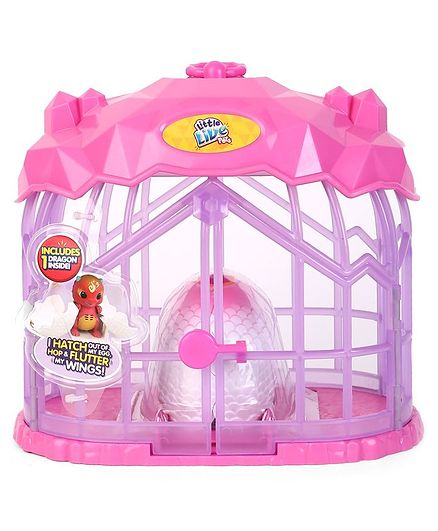 Little Live Pets Dragon Toy In Cage - Pink