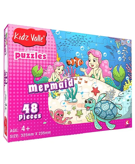 Kidz Valle Mermaid Pink - 48 Pieces