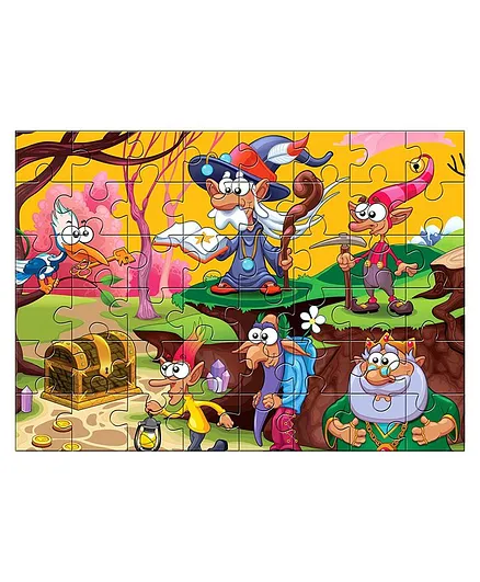 Kidz Valle Treasure Hunting Jigsaw Puzzle Multicolor - 48 Pieces