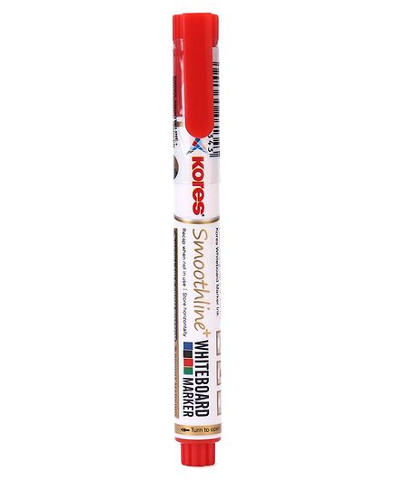 Kores Smoothline Whiteboard Marker Red - 14 cm