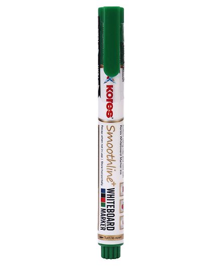 Kores Smoothline Whiteboard Marker Green - 14 cm