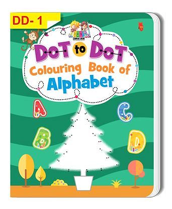 Dot To Dot Alphabet Colouring Book - English