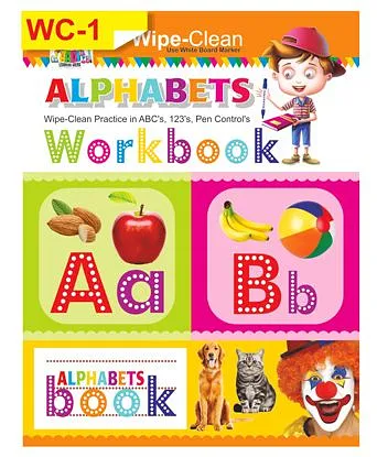 Wipe & Clean Alphabet Workbook - English