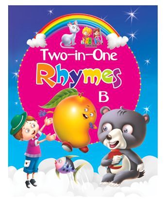 LKG Book 2 In 1 Rhyme B - English