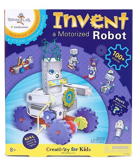 Faber Castell Invent Motorized Robot Activity Kit Multicolour - 100 pieces