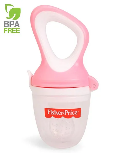 Fisher Price Ultra Care Silicone Food Nibbler With Extra Mesh - Pink