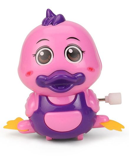 Playmate Wind Up Duck Toy - Pink