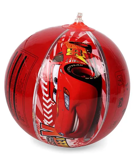 Disney Pixar McQueen Car Water Ball - Red