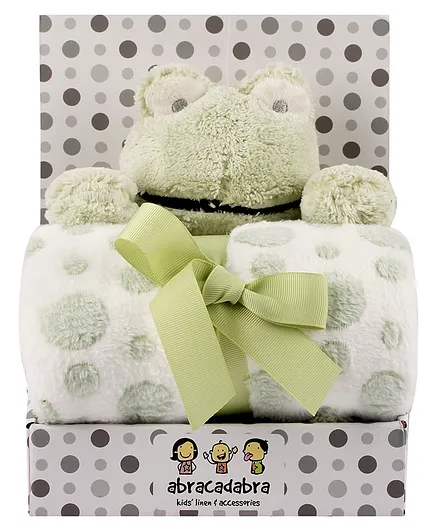 Abracadabra Blanket & Soft Toy Set - Green