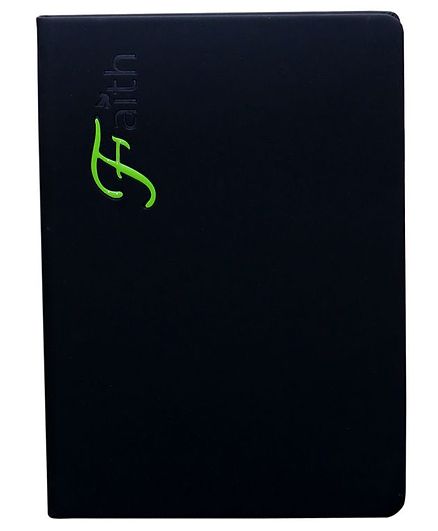 Tiara Diaries Designer Italian Leather A5 Faith Diary Black - 224 Pages