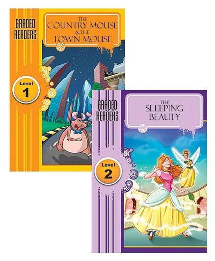 Macaw - Pack Of 2 The country Mouse & Town Mouse - The Sleeping Beauty