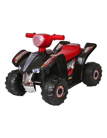 HLX NMC Battery Operated Super ATV Ride On Bike - Black
