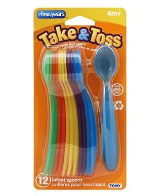 The First Years Sava Cutlery Set Multicolor - Pack of 12