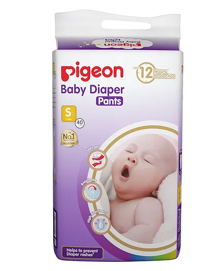 Pigeon Ultra Premium Small Size Baby Diaper Pants - 40 Pieces