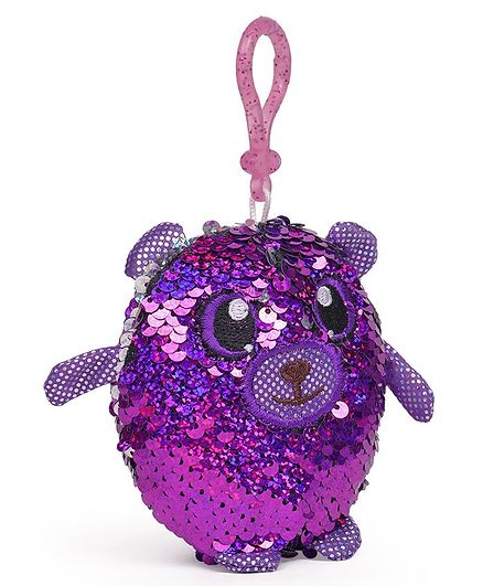 Shimmeez Clip On Toy Animal Shape Purple Pink - 16 cm