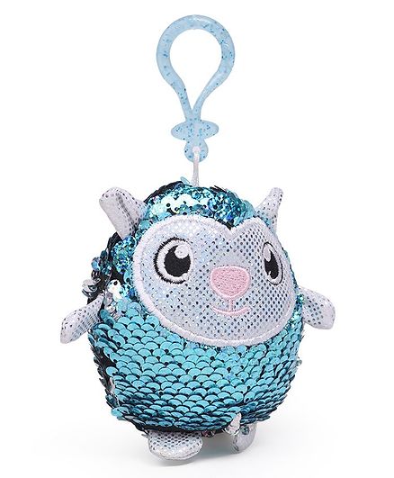 Shimmeez Clip On Toy Animal Shape Blue White - 16 cm