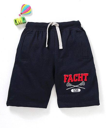 Ollypop Shorts Facht Patch - Navy Blue