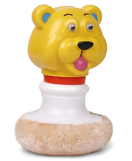 Ratnas Powder Puff Rattle Bear Shape - (Color May vary)
