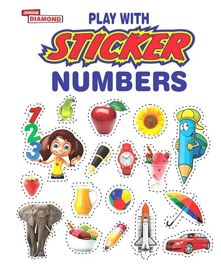 Play With Sticker Numbers Book - English
