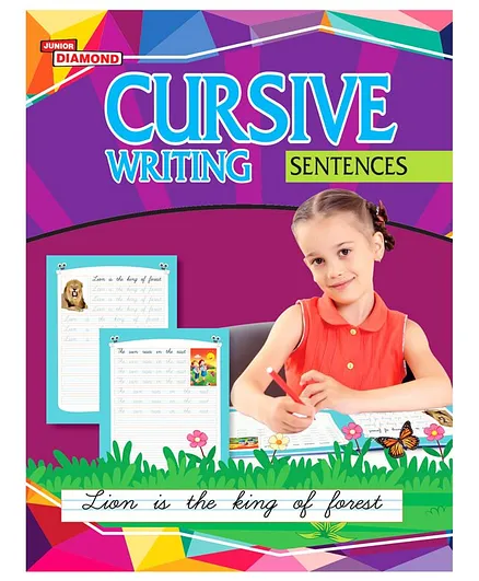 Cursive Writing Sentences Book - English