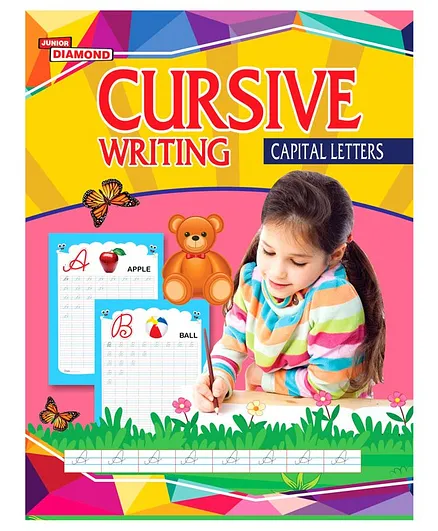Tubbys Cursive Writing Capital Letters Book - English