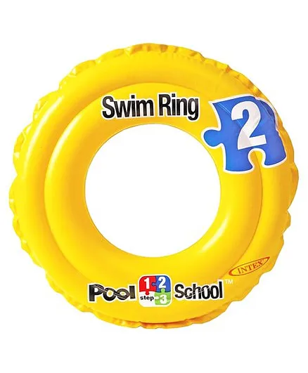 Intex Deluxe Swim Ring Pool School Step 2 - Yellow