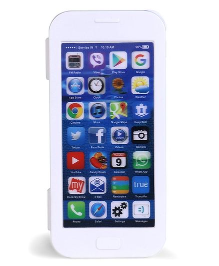 Buddyz Mobile Phone Pencil Box - White