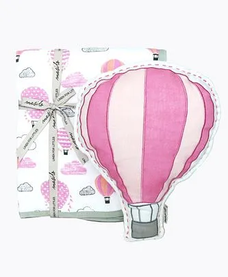 Masilo Up Up & Away Tuck Me In Gift Bundle - Pink