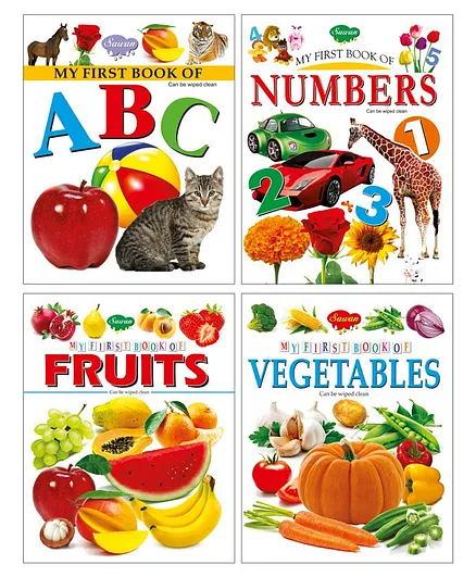 Wipe & Clean Books Pack Of 4 - English